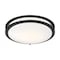 Nuvo Lighting Glamour LED 17 in. Flush Mount - Black - CCT Select 3/4/5K 62/1737 - alternate 2